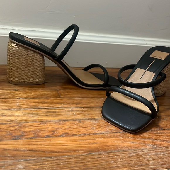 Dolce vita rattan heeled sandals - Picture 1 of 3